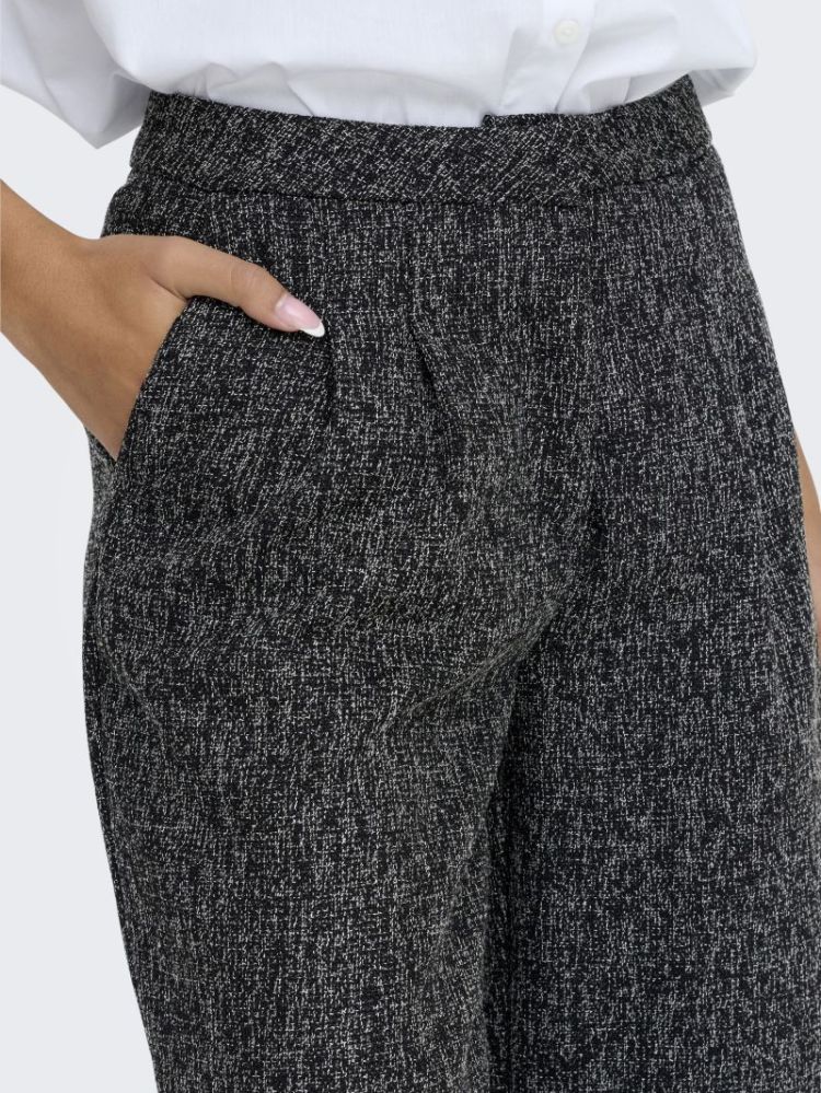 JDYFRANCESCA HW WIDE PANT BLACK:CLOUD DAN