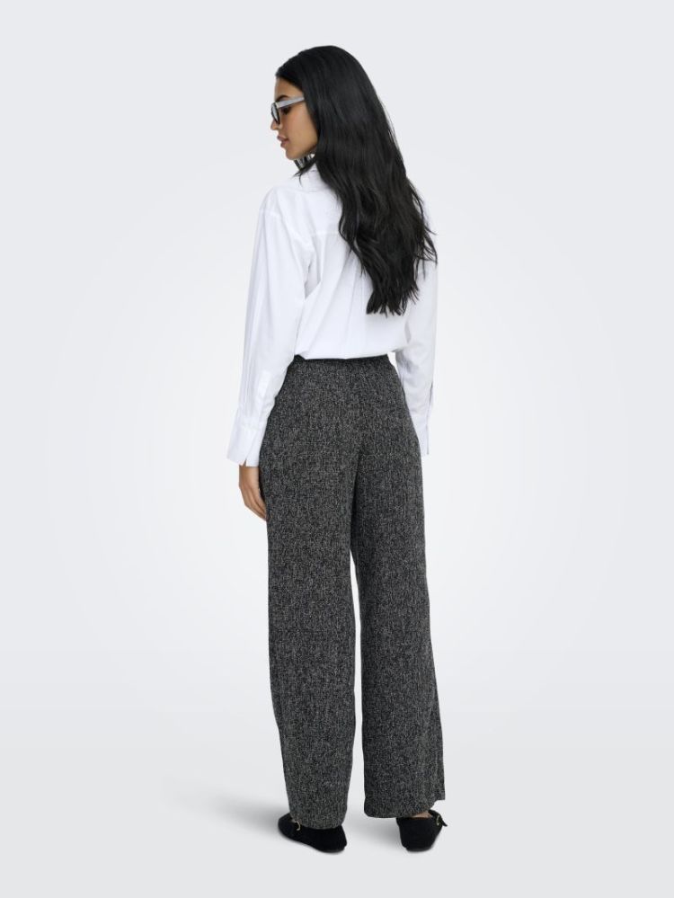 JDYFRANCESCA HW WIDE PANT BLACK:CLOUD DAN