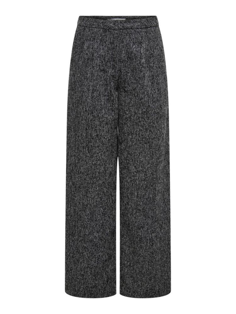 JDYFRANCESCA HW WIDE PANT BLACK:CLOUD DAN
