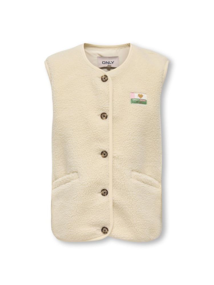 KOGBABY LIFE TEDDY VEST ANTIQUE WHITE V