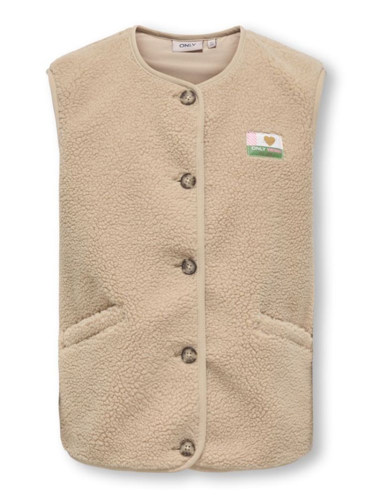 KOGBABY LIFE TEDDY VEST ANTIQUE WHITE V