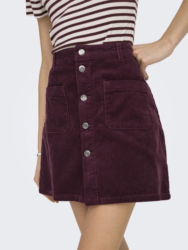 JDYSHIRAZ CORDUROY SKIRT NOOS FIG