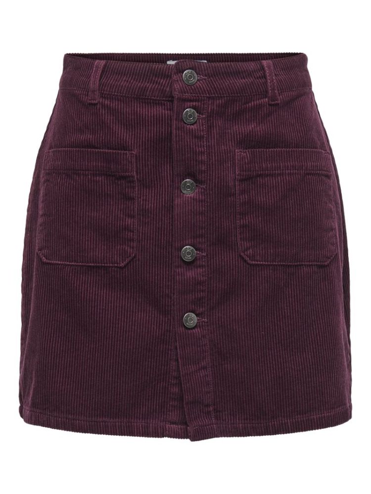 JDYSHIRAZ CORDUROY SKIRT NOOS FIG