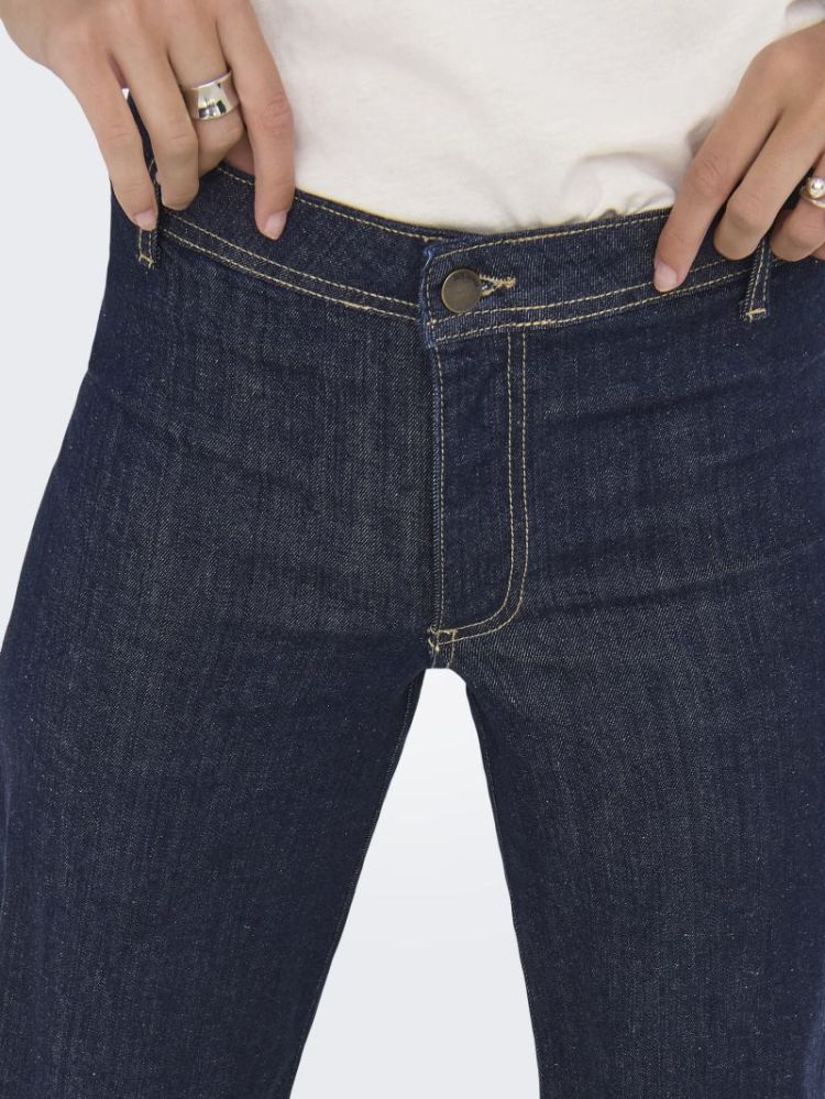 JDYVANESSA MW WIDE JEANS NOOS DARK BLUE DENIM
