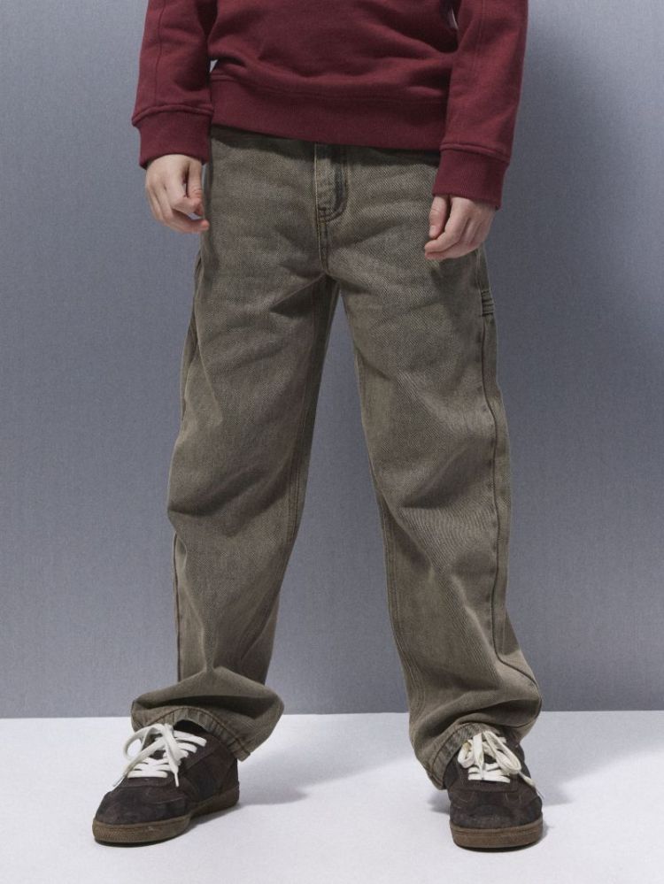 NKMRYAN STRAGHT JEANS NOOS MEDIUM BROWN DE