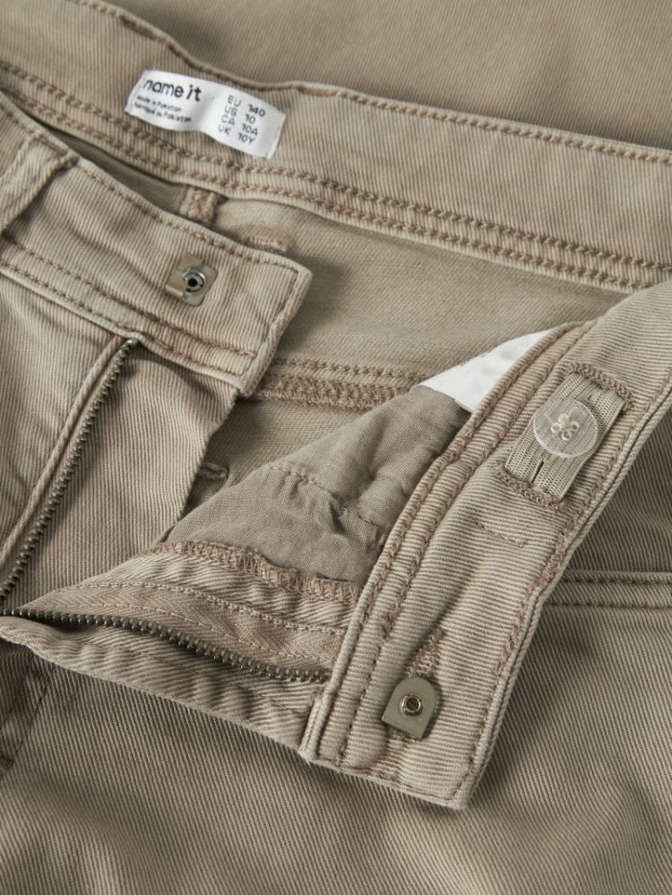 NKMBEN X-SSKATER TWI PANT NOOS CHINCHILLA