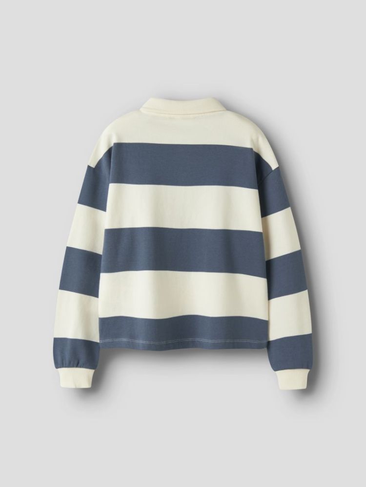 NKFLIRIK LS RLX POLO SWEAT VINTAGE INDIGO