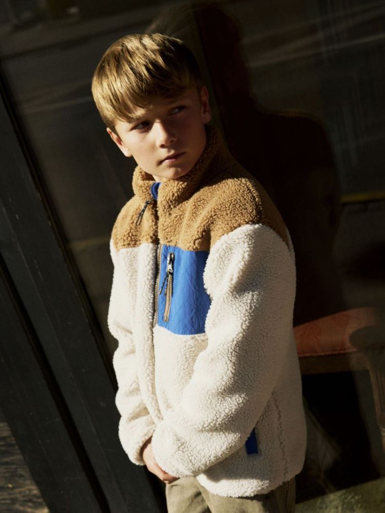 NKMMACEY TEDDY JACKET RAINY DAY