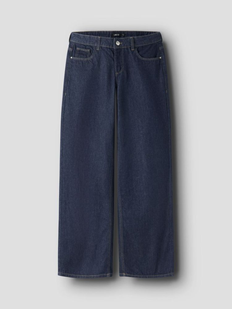 NLFBIRM LW WIDE PANT NOOS DARK BLUE DENIM