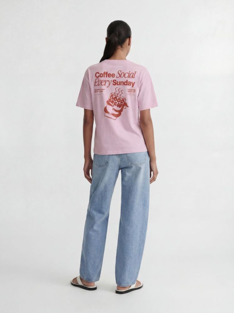 JXMILLOW LOOSE SS TEE JRS 5145270 Pink