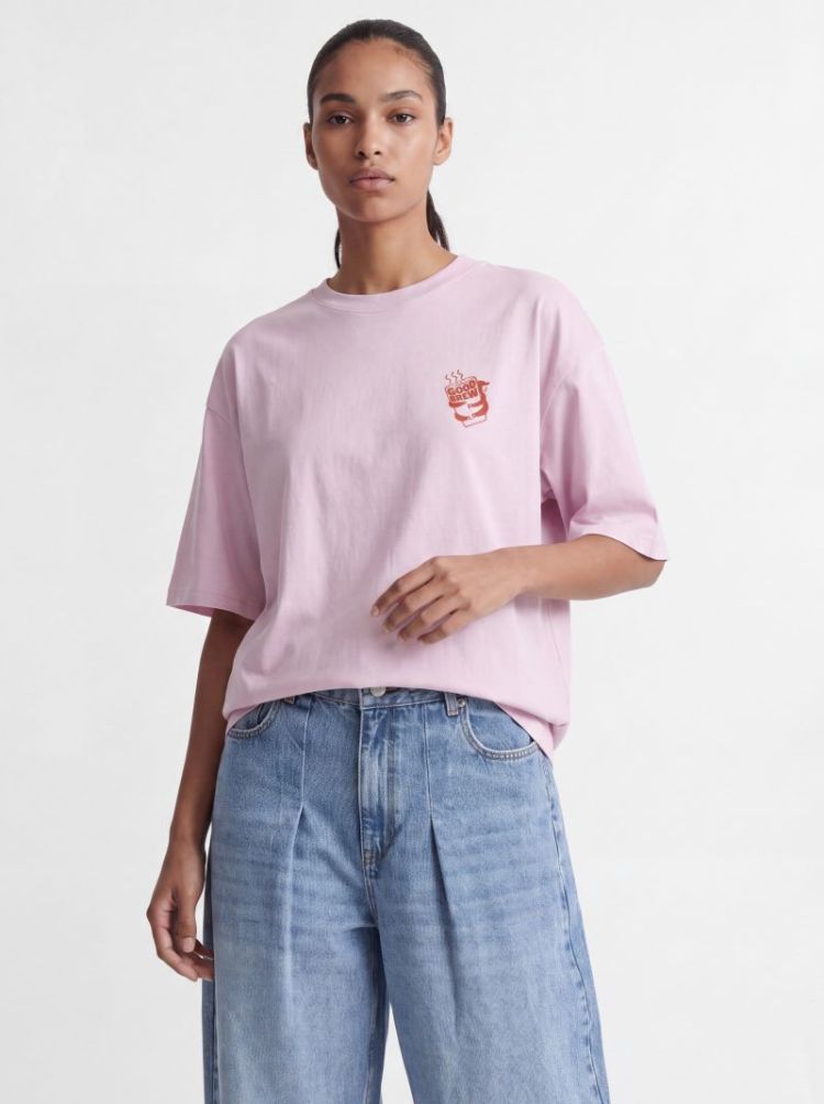 JXMILLOW LOOSE SS TEE JRS 5145270 Pink