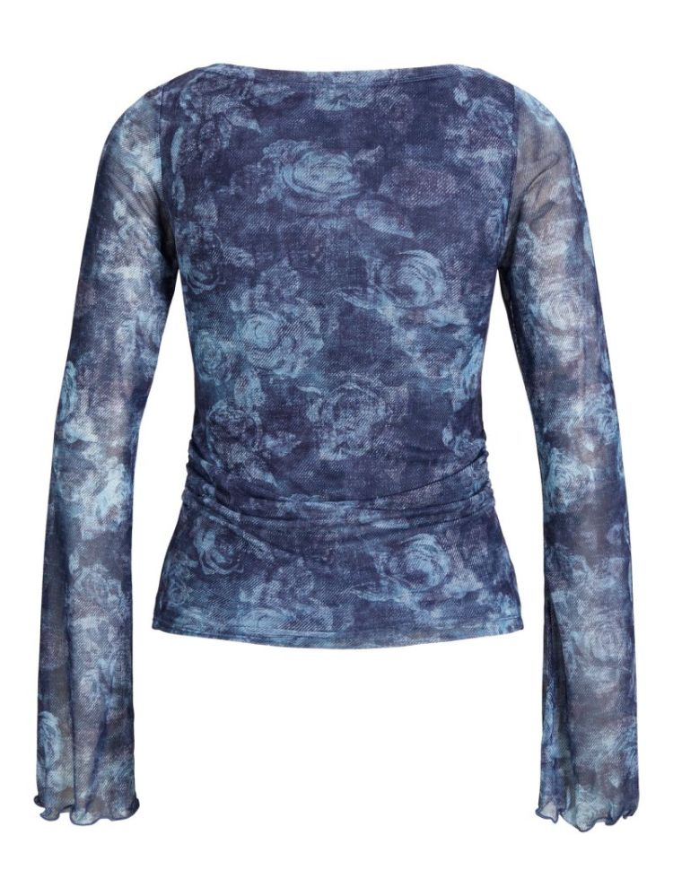 JXMINNA MESH LS TOP 5089526 Blue