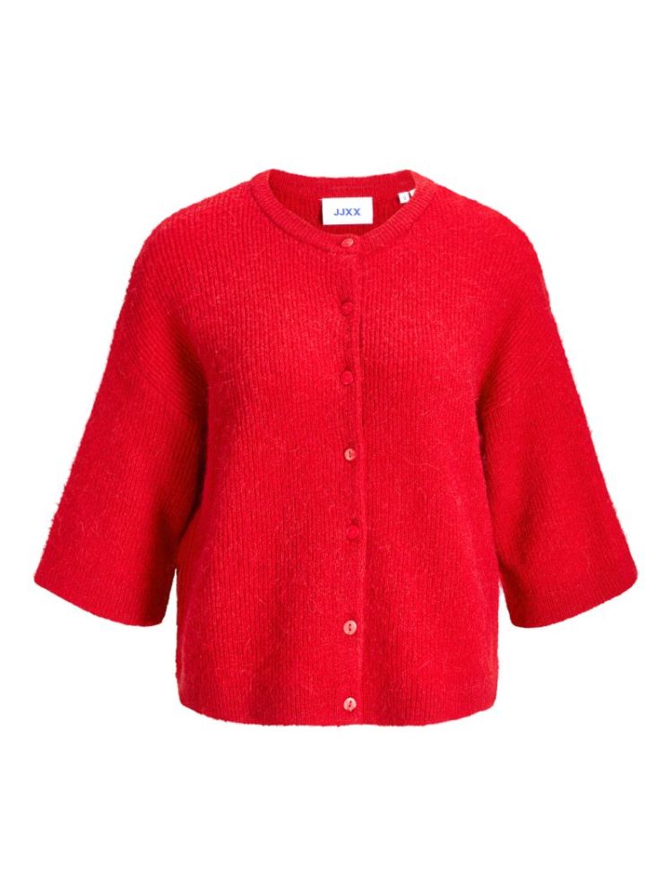 JXEVI SS CARDIGAN KNIT 5090825 Red