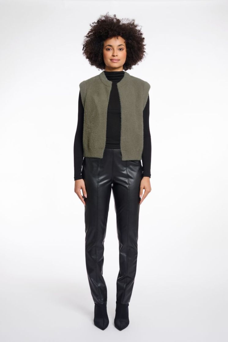 SHORT WAISTCOAT GREEN ASH