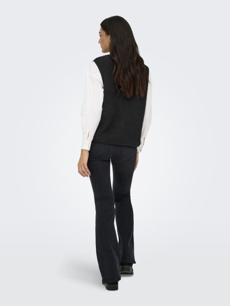 JDYSIMINA TEDDY WAISTCOAT NOOS BLACK  