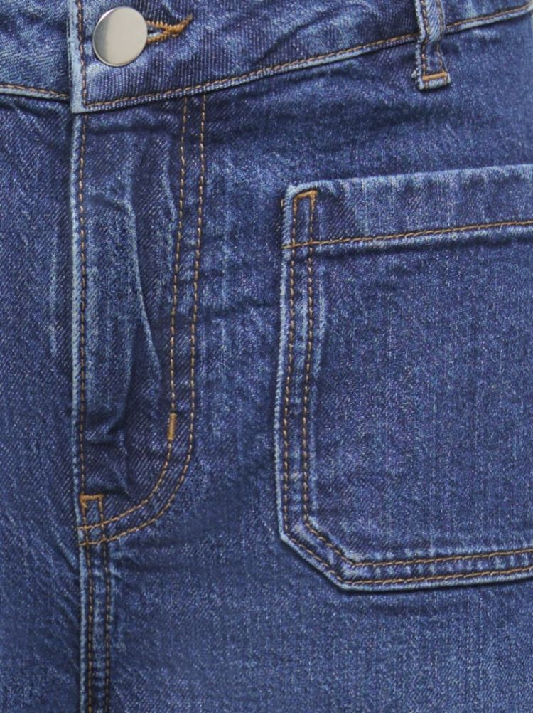 JDYVEGA HW WIDE JEANS BLUE  
