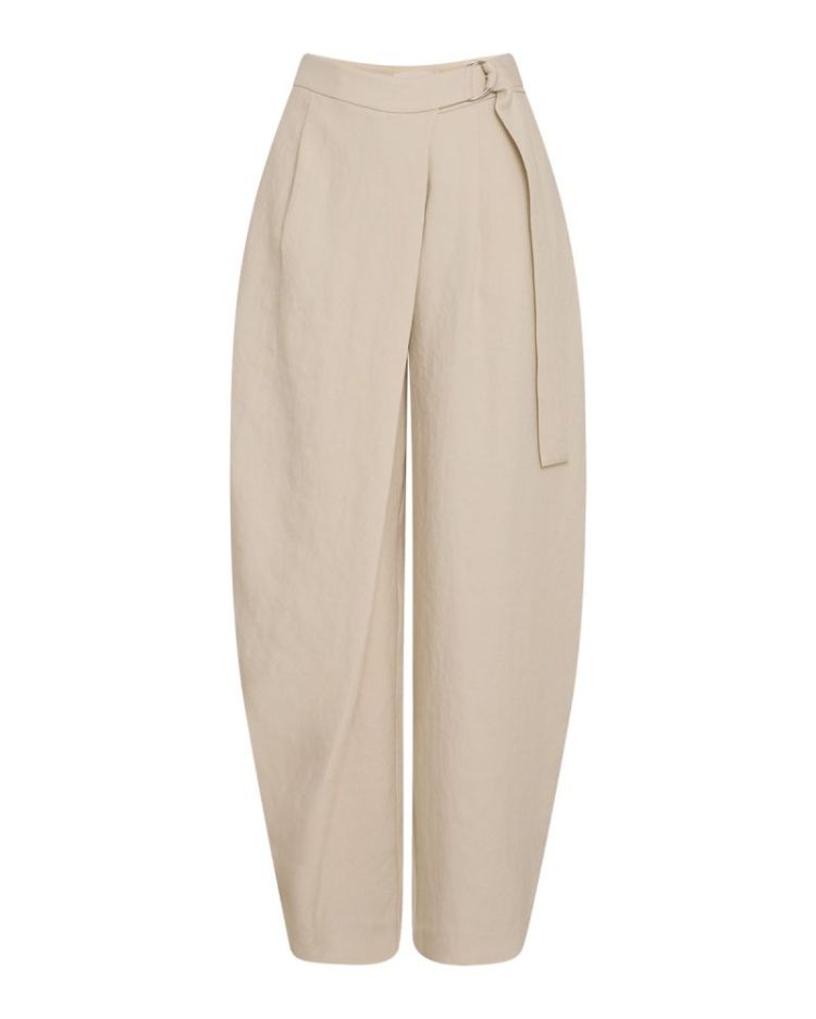 MSCHZEIN ESTERIANE HW PANTS Bleached Sand b