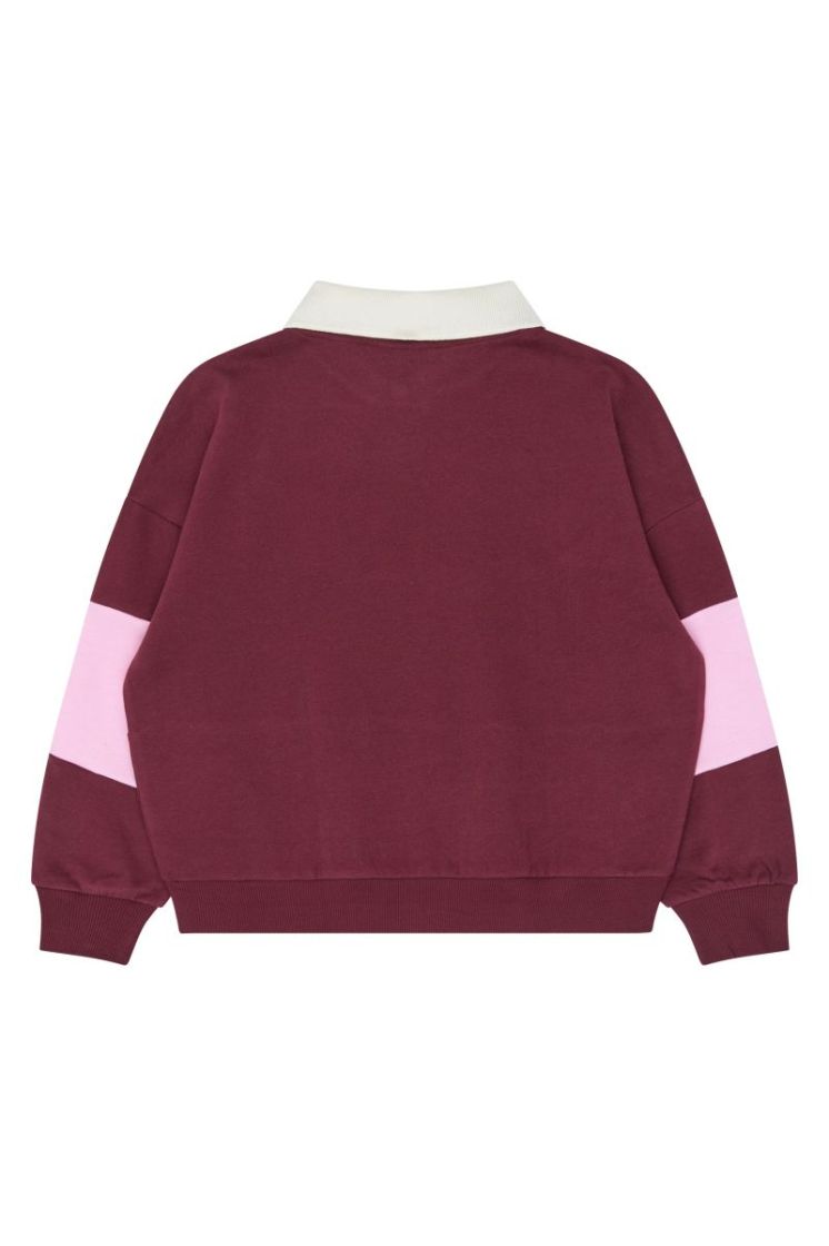 TNVaniza OS Polo Sweatshirt Burgundy TN
