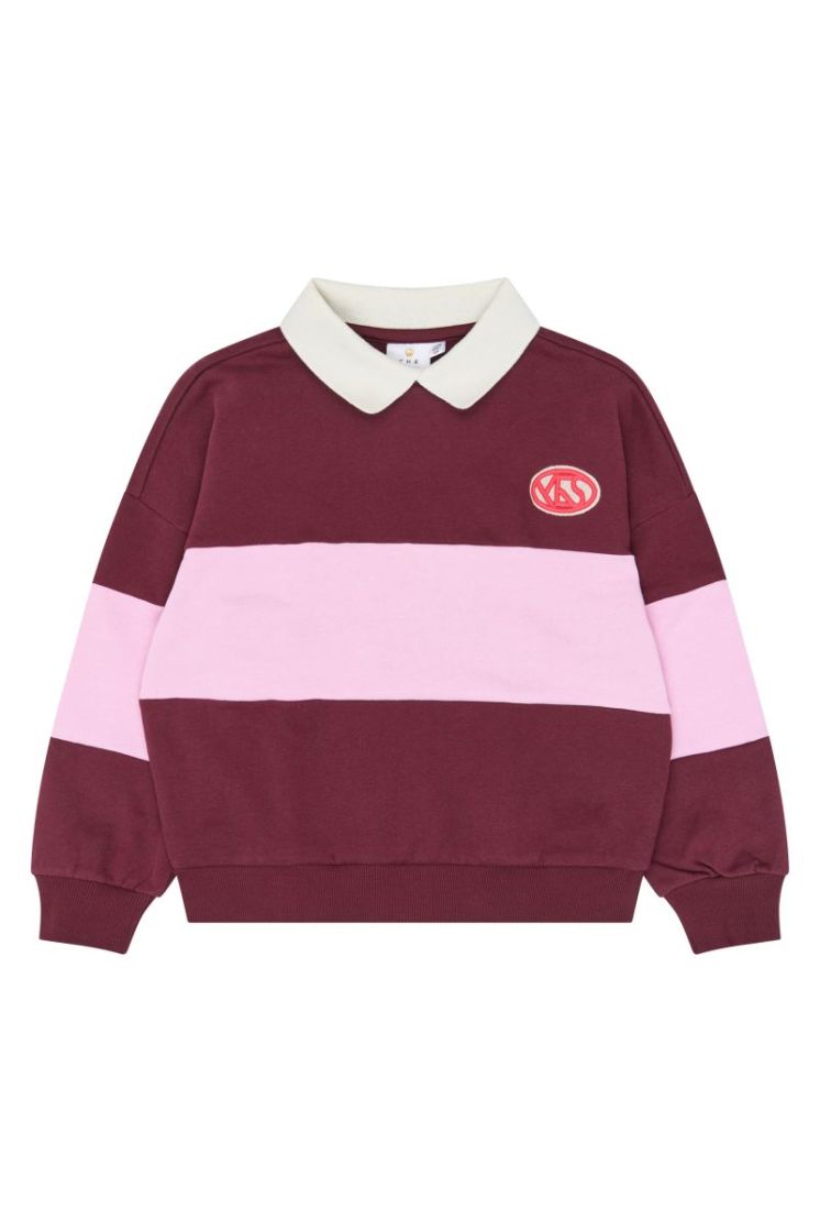 TNVaniza OS Polo Sweatshirt Burgundy TN