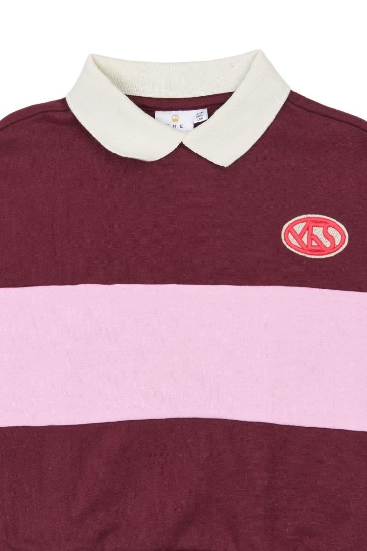 TNVaniza OS Polo Sweatshirt Burgundy TN