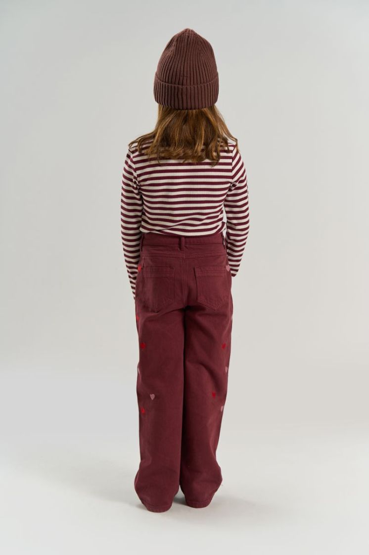 TNMoore L_S Rib Tee Gardenia Stripe