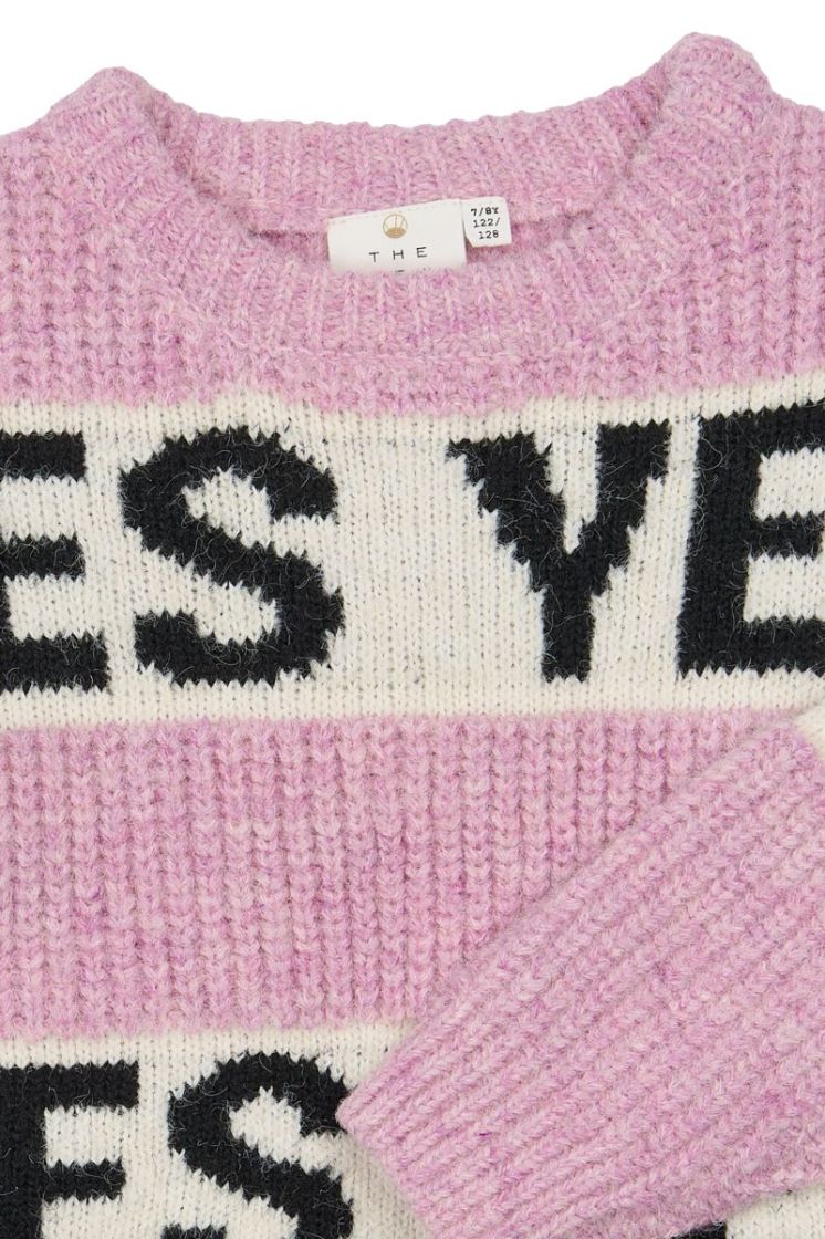 TNValette Knit Pullover Pink Lavender T