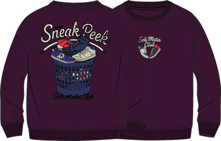 TNVitalio OS Sweatshirt Burgundy TN