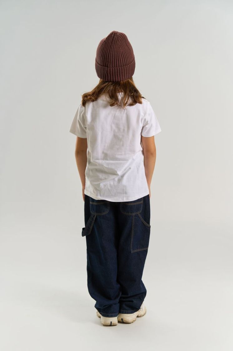 TNBern Baggy Fit Worker Jeans Unwashed Blue D