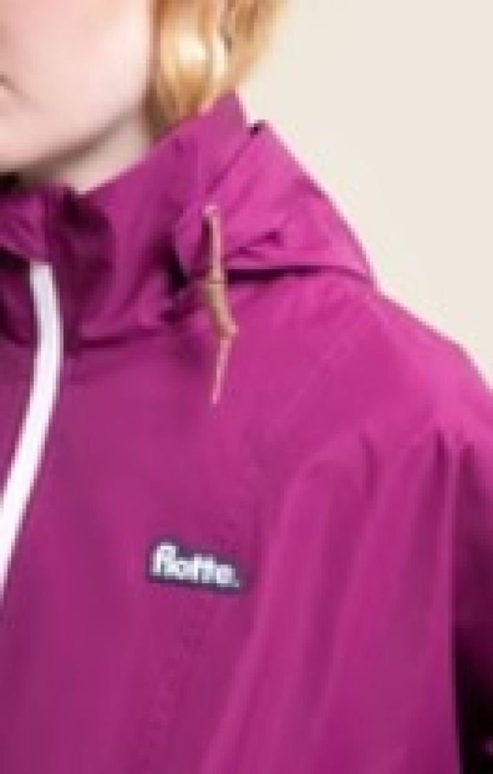 CAPE COURTE IMPERMEABLE FRAMBOISE