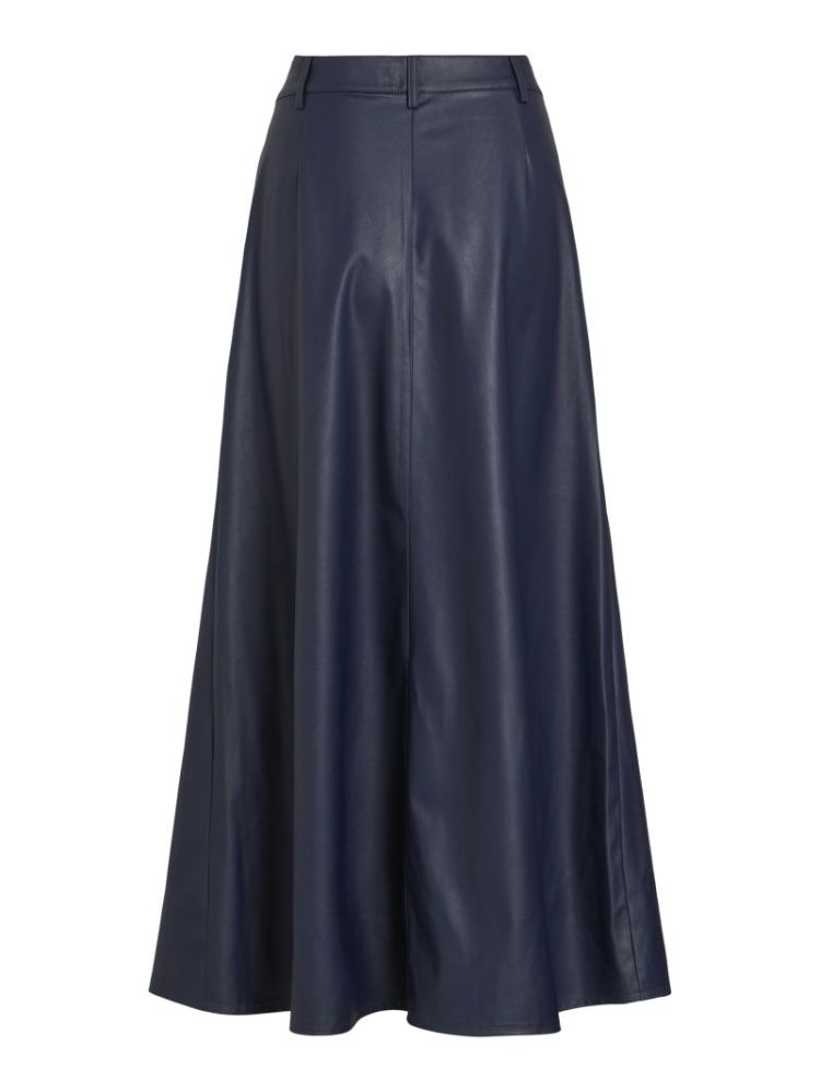 VIANNE RW A-LINE MIDI SKIRT NAVY BLAZER