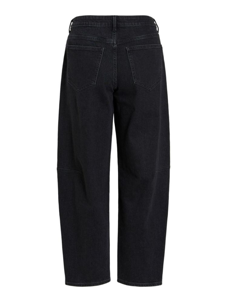 VIBRADY RW BARREL DENIM JEANS BLACK DENIM  