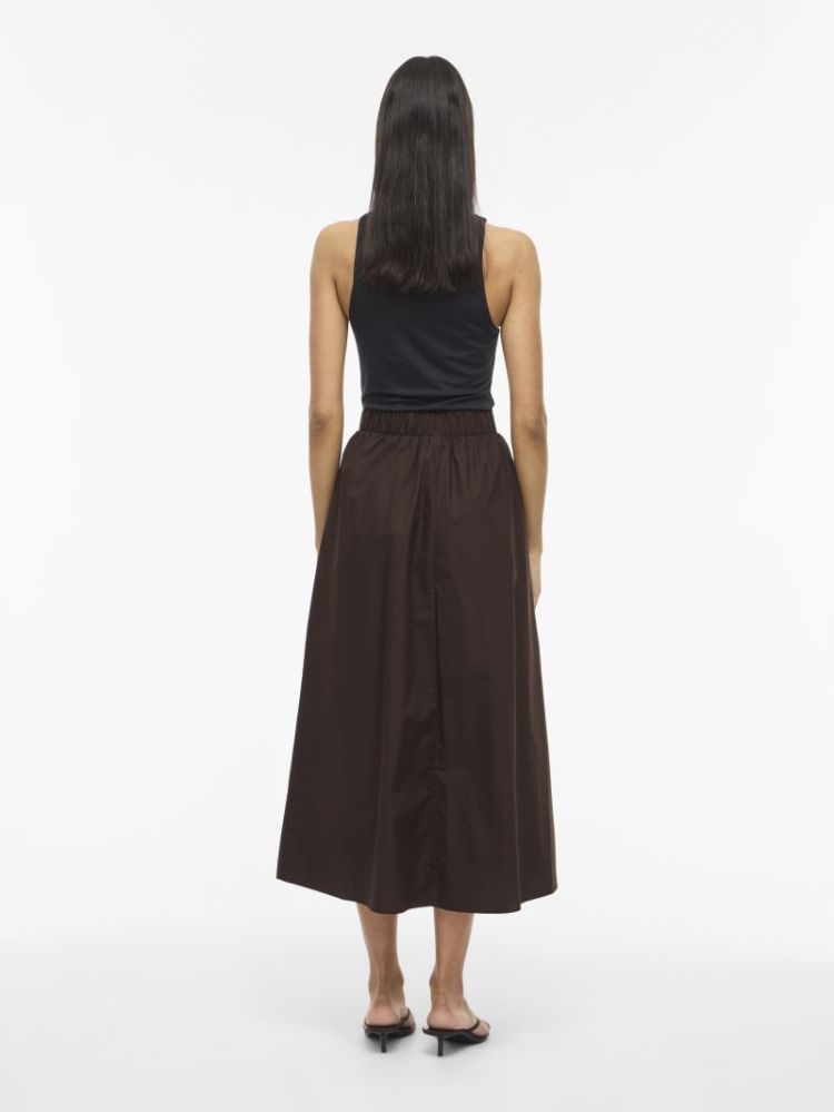 VISOPHIE HW ANKLE SKIRT NOOS COFFEE BEAN