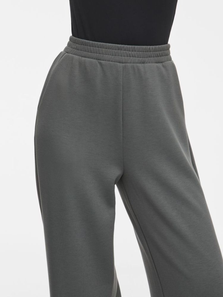 VISIFFI HW WIDE PANTS BALSAM GREEN