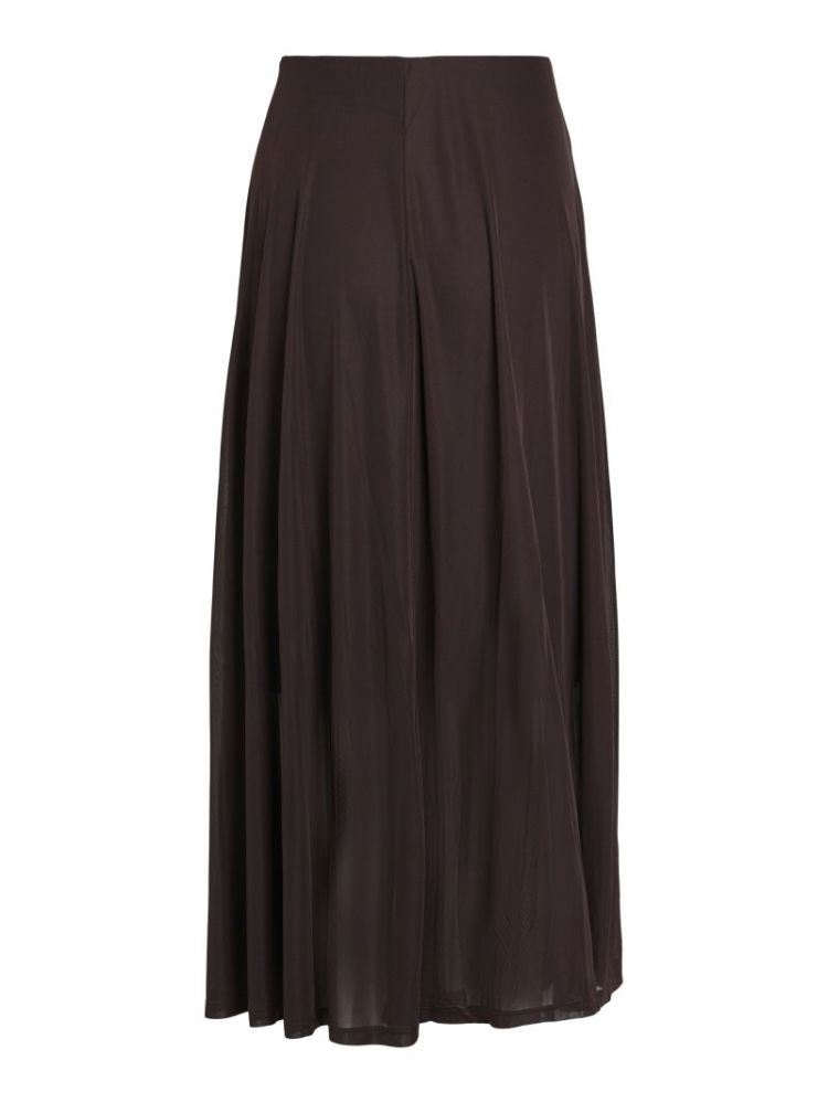 VIKARFA HW MIDI SKIRT COFFEE BEAN