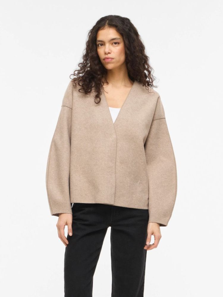 VIJUICE LOOSE JACKET NOOS NATURAL MELANGE