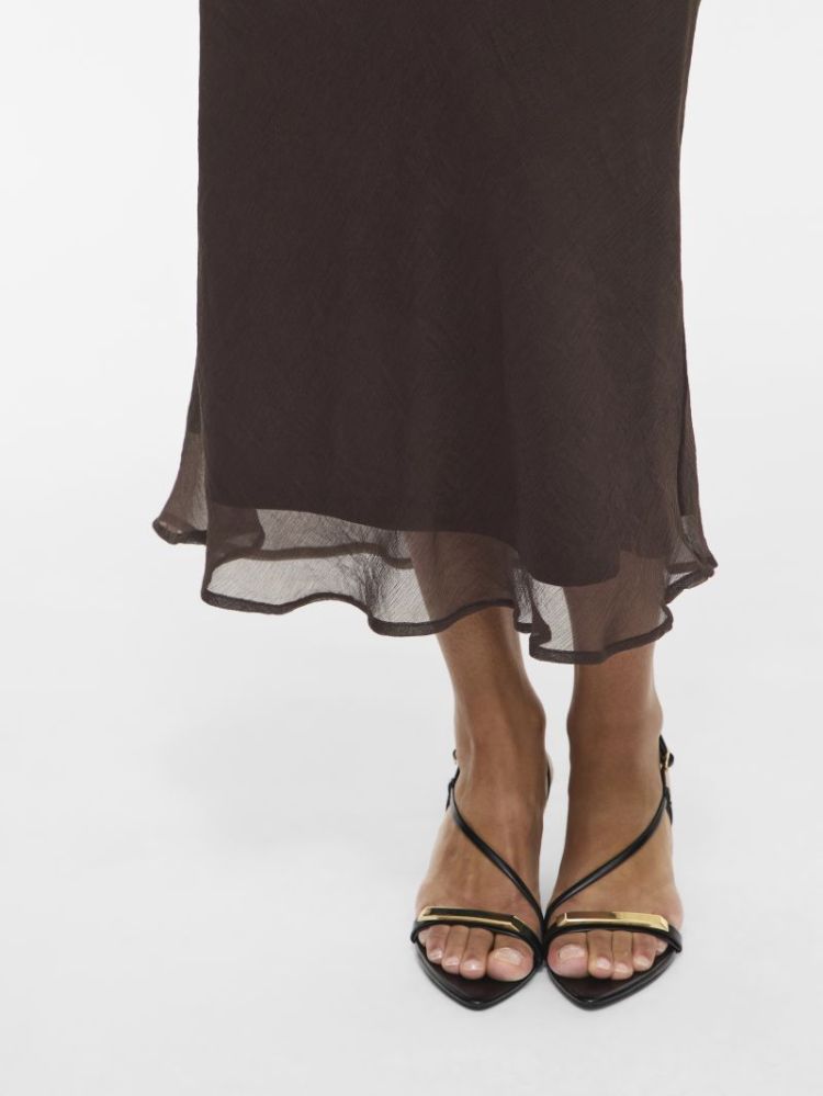 VIFALIA HW ANKLE SKIRT NOOS COFFEE BEAN