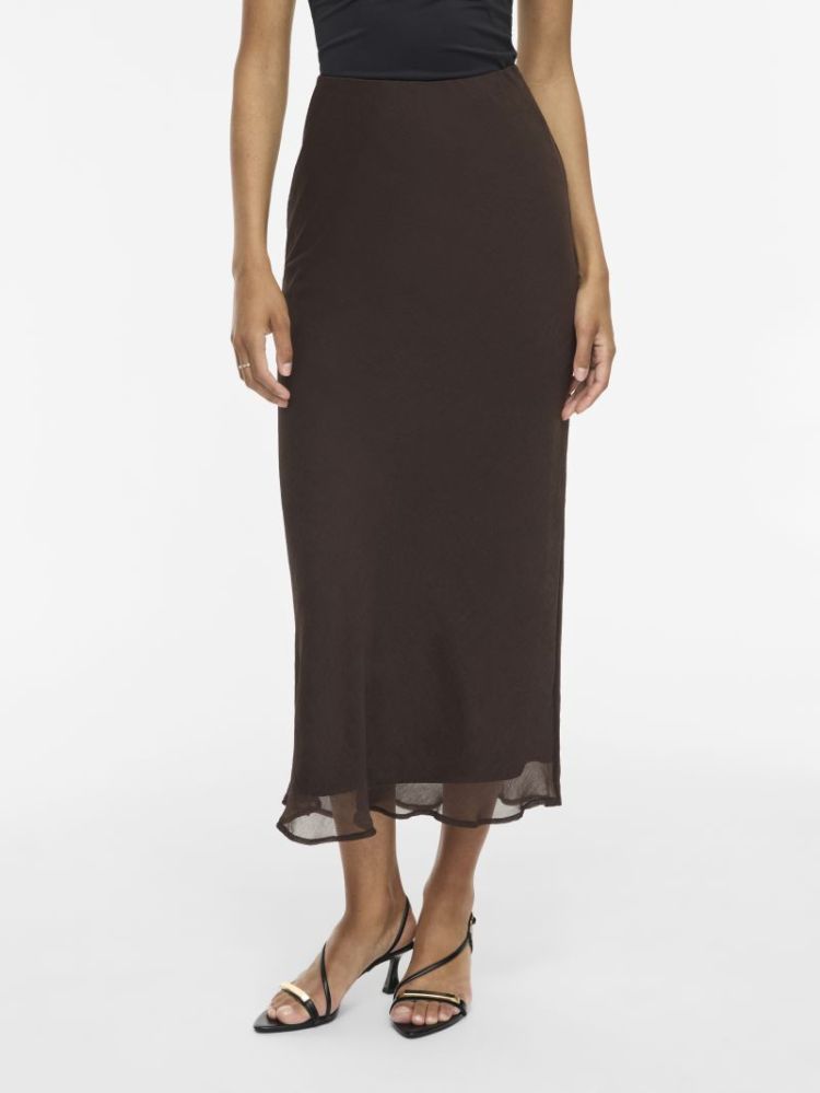 VIFALIA HW ANKLE SKIRT NOOS COFFEE BEAN