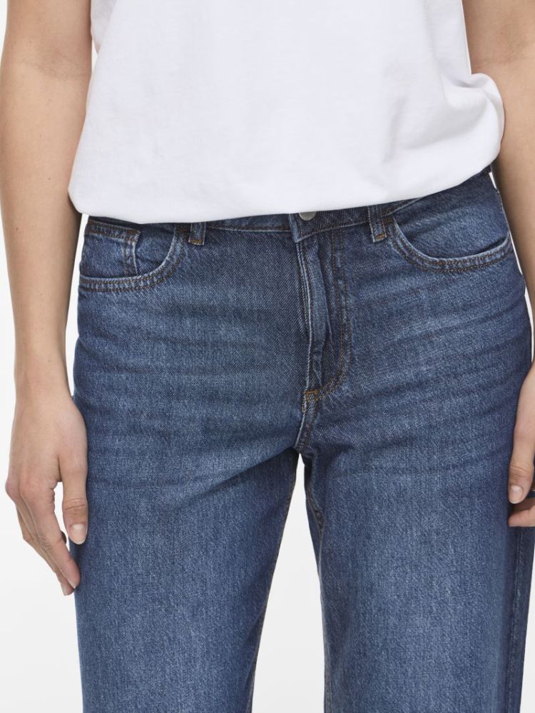 VIPALMA RW WIDE JEANS NOOS DARK BLUE DENIM