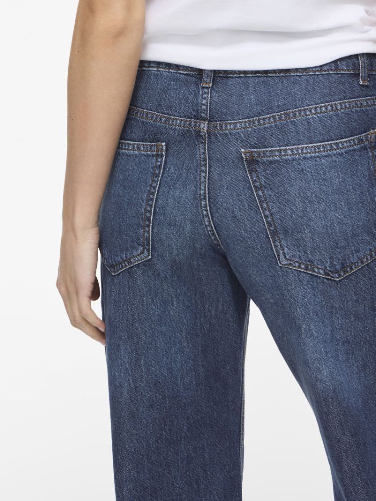 VIPALMA RW WIDE JEANS NOOS DARK BLUE DENIM