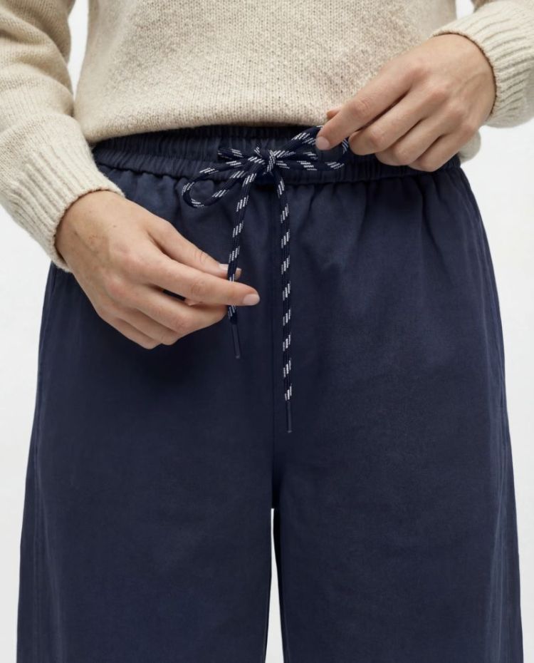 OBJNATALIE MW LOOSE PANT 143 sky caPAIN