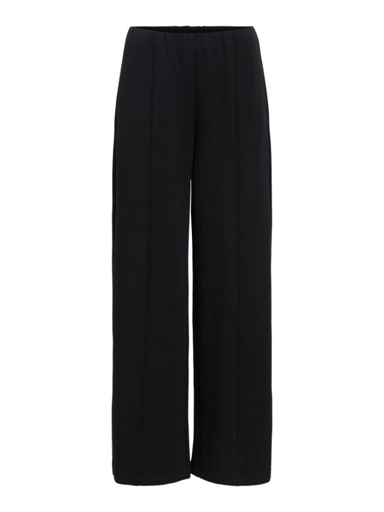 OBJANDREA MW WIDE PANTS BLACK