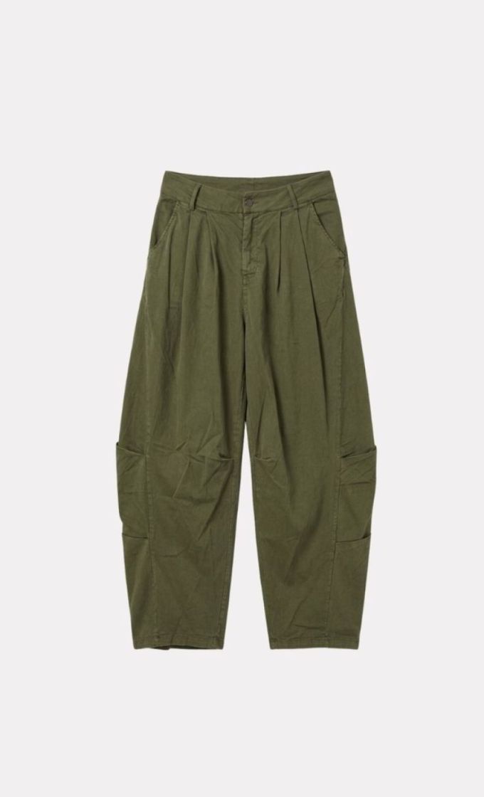Barrel-fit trousers crafted fr MILITAIRE