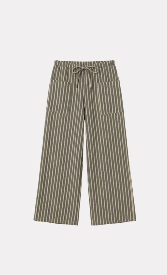 Barrel-fit trousers crafted fr green  