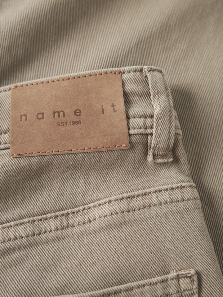 NKMBEN X-SSKATER TWI PANT NOOS CHINCHILLA