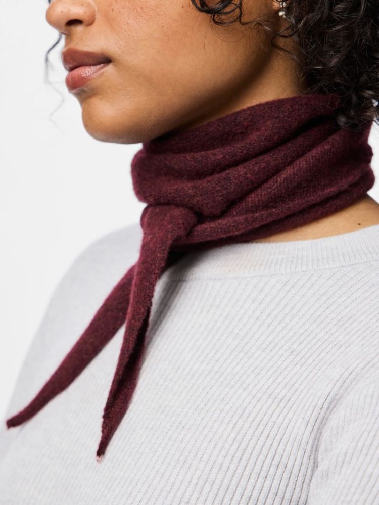 PCMINNA TRIANGLE SCARF TAWNY PORT