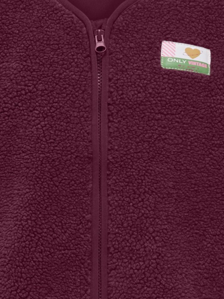 KOGBABY LIFE TEDDY ZIP VEST FR CABERNET