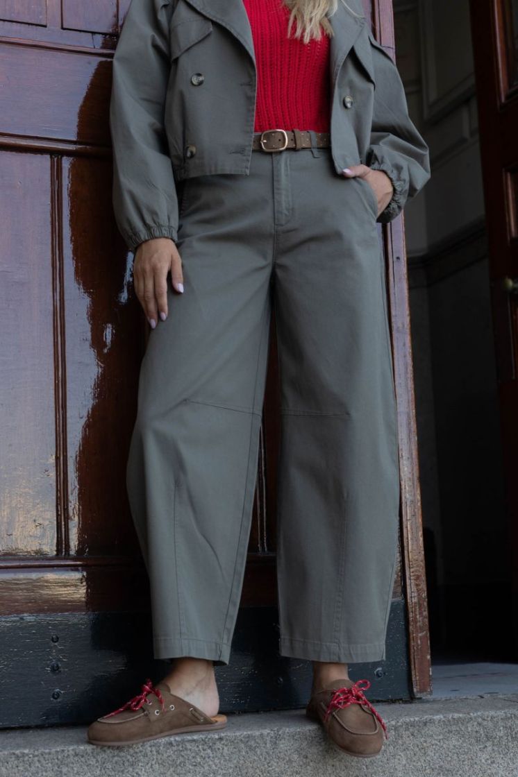 Olivia (O-shape) dark olive