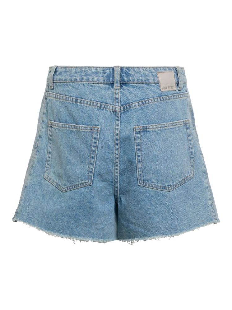 OBJHIGMA MW LO DENIM SHORTS LIGHT BLUE