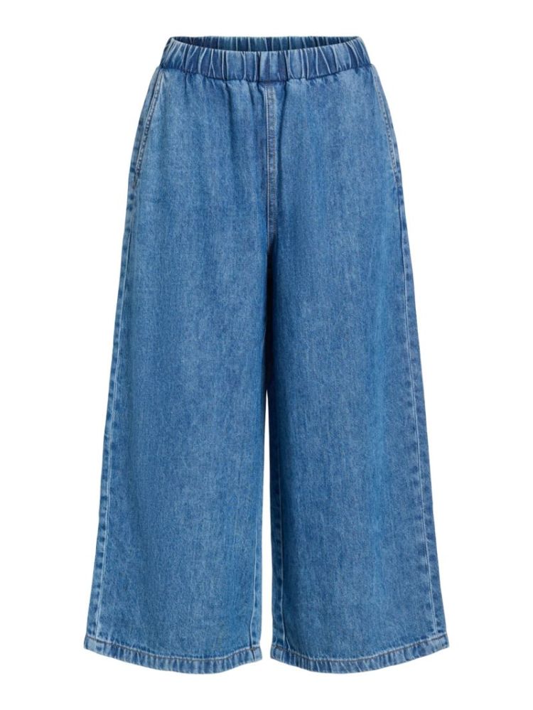 LDANA HW CULOTTE DENIM MEDIUM BLU