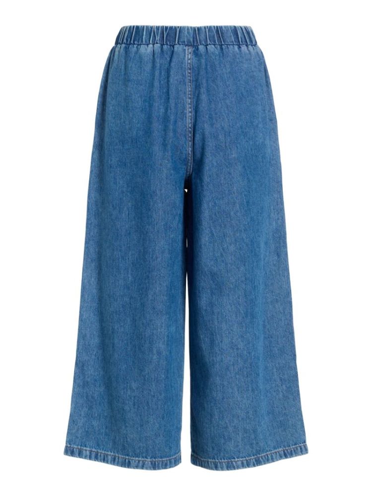 LDANA HW CULOTTE DENIM MEDIUM BLU